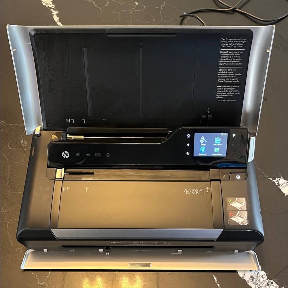 HP Officejet 150 Mobile All-in-one - Black and Silver - Document Scanner